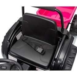 MILLY MALLY 6939 Pojazd na akumulator Traktor z przyczepą Farmer Pink