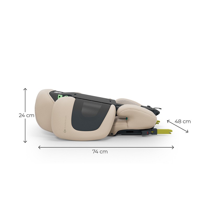 KINDERKRAFT Fotelik samochodowy XPAND 2 Pro i-Size 100-150 cm beige