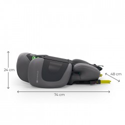 KINDERKRAFT Fotelik samochodowy XPAND 2 Pro i-Size 100-150 cm Rocket grey