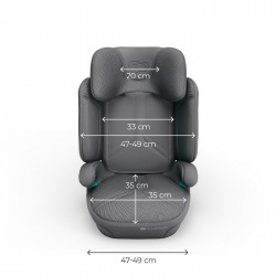 KINDERKRAFT Fotelik samochodowy XPAND 2 Pro i-Size 100-150 cm Rocket grey