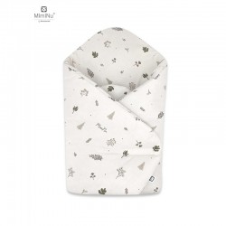 KIECZMERSKI Rożek usztywniony 75x75 cm MIMINU DESIGN Listki bawełna 100%