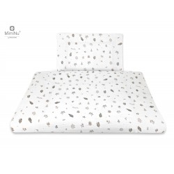 KIECZMERSKI Pościel C-2 100x135 cm MIMINU DESIGN Listki bawełna 100%