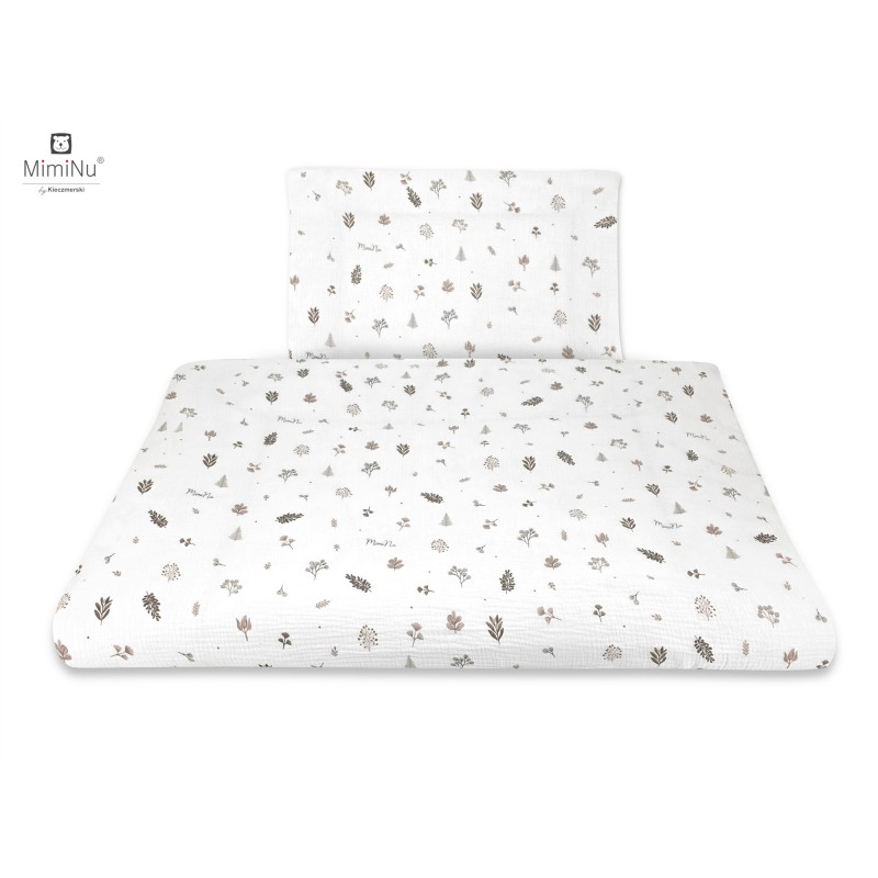 KIECZMERSKI Pościel C-2 100x135 cm MIMINU DESIGN Listki bawełna 100%