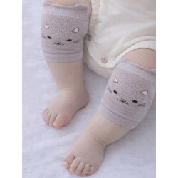 NOVITI SA001-G-01 Nakolanniki do raczkowania bawełniane dziewczęce mix one size