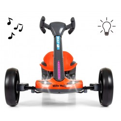 MILLY MALLY 6839 Pojazd na akumulator Gokart Bolt Red (akumulator 6)