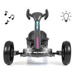 MILLY MALLY 6840 Pojazd na akumulator Gokart Bolt Black (akumulator 6)