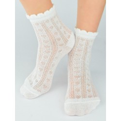 NOVITI SB116-G-01 Skarpety niemowlęce żakardowe za kostki mix 0-6m