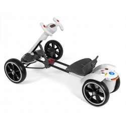 MILLY MALLY 6838 Pojazd na akumulator Gokart Bolt White (akumulator 6)
