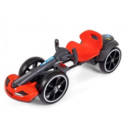 MILLY MALLY 6839 Pojazd na akumulator Gokart Bolt Red (akumulator 6)