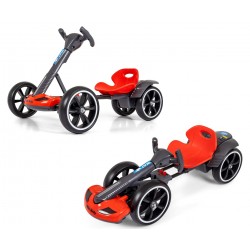 MILLY MALLY 6839 Pojazd na akumulator Gokart Bolt Red (akumulator 6)