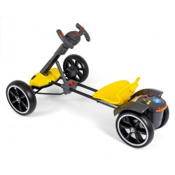 MILLY MALLY 6841 Pojazd na akumulator Gokart Bolt Yellow (akumulator 6)