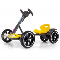 MILLY MALLY 6841 Pojazd na akumulator Gokart Bolt Yellow (akumulator 6)