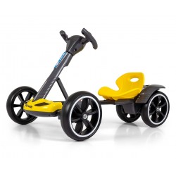 MILLY MALLY 6841 Pojazd na akumulator Gokart Bolt Yellow (akumulator 6)