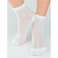 NOVITI SB116-G-01 Skarpety niemowlęce żakardowe za kostki mix 6-12m