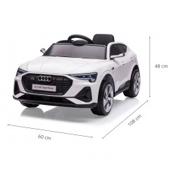 MILLY MALLY 5726 Pojazd na akumulator Audi E-Tron Sportback White