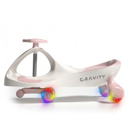 MILLY MALLY Jeździk Grawitacyjny Gravity cream pink