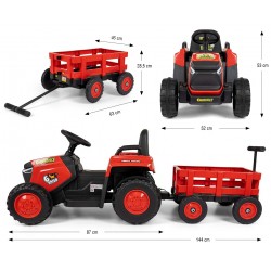 MILLY MALLY 6834 Pojazd na akumulator Rolly Red (akumulator 12)