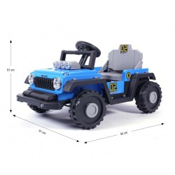 MILLY MALLY 6972 Pojazd na akumulator Prime 2w1 Blue