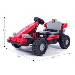MILLY MALLY 6973 Pojazd na akumulator Prime 2w1 Red