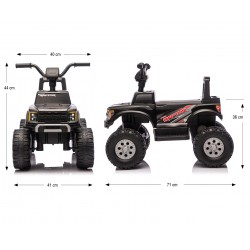 MILLY MALLY 6958 Pojazd na akumulator Ford F-150 Raptor Black