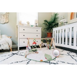 TINY LOVE TL120680 Gimnastyka dla Bobasa ze stojakiem BOHO szare opakowanie
