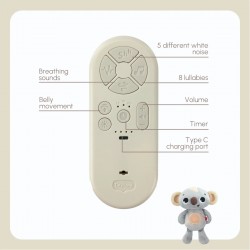 TINY LOVE TL130900 Oddychająca przytulanka Koala Snuggly Buddy