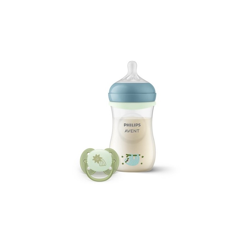 SCD838/17 BUTELKA 260ML NIGHT + SMOCZEK RESPONSYWNY NIGHT NATURAL