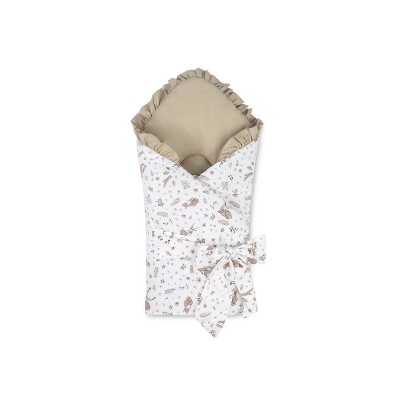 ROŻEK BAWEŁNA FOREST BEIGE 75X75