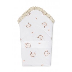 ROŻEK BAWEŁNA UNICORN BEIGE 75X75