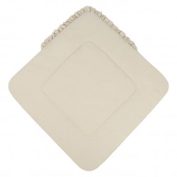 ROŻEK BAWEŁNA ROSE BEIGE 75X75