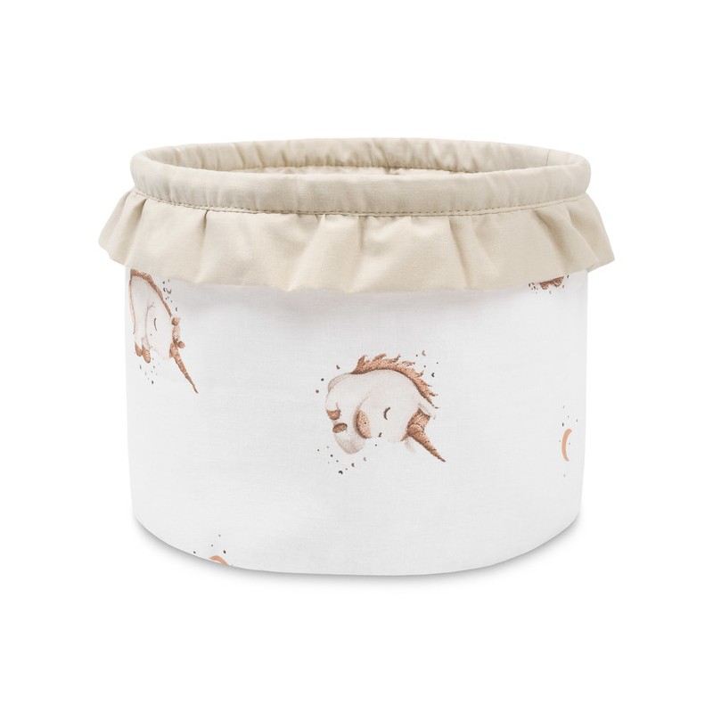 KOSZ NA ZABAWKI S UNICORN BEIGE