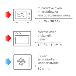 796/05 TERMOFOR Z PESTKAMI WIŚNI CHERRY BEŻOWY