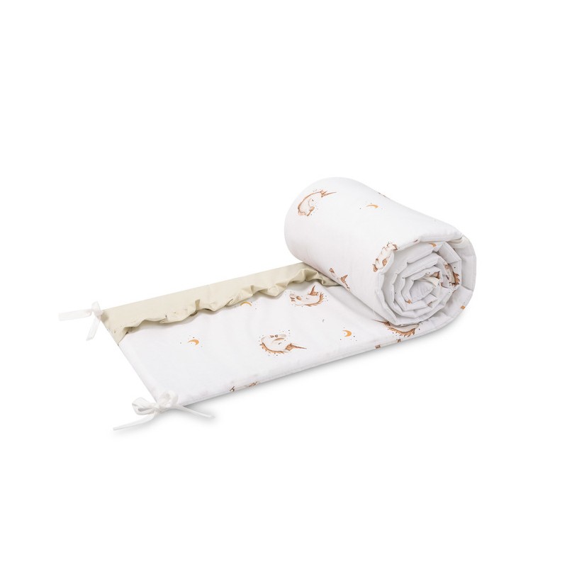 OCHRANIACZ DO ŁÓŻECZKA BAWEŁNA UNICORN BEIGE