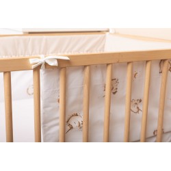 OCHRANIACZ DO ŁÓŻECZKA BAWEŁNA UNICORN BEIGE