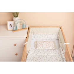 OCHRANIACZ DO ŁÓŻECZKA BAWEŁNA ROSE BEIGE