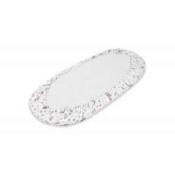 PRZEŚCIERADŁO DO WÓZKA BAWEŁNA FOREST BEIGE 35X75