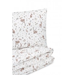 KOMPLET POŚCIELI 2 EL. BAWEŁNA FOREST BEIGE 100X135