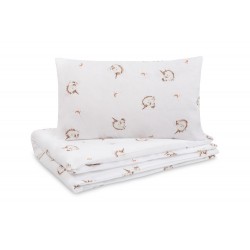 KOMPLET POŚCIELI 2 EL. BAWEŁNA UNICORN BEIGE 100X135