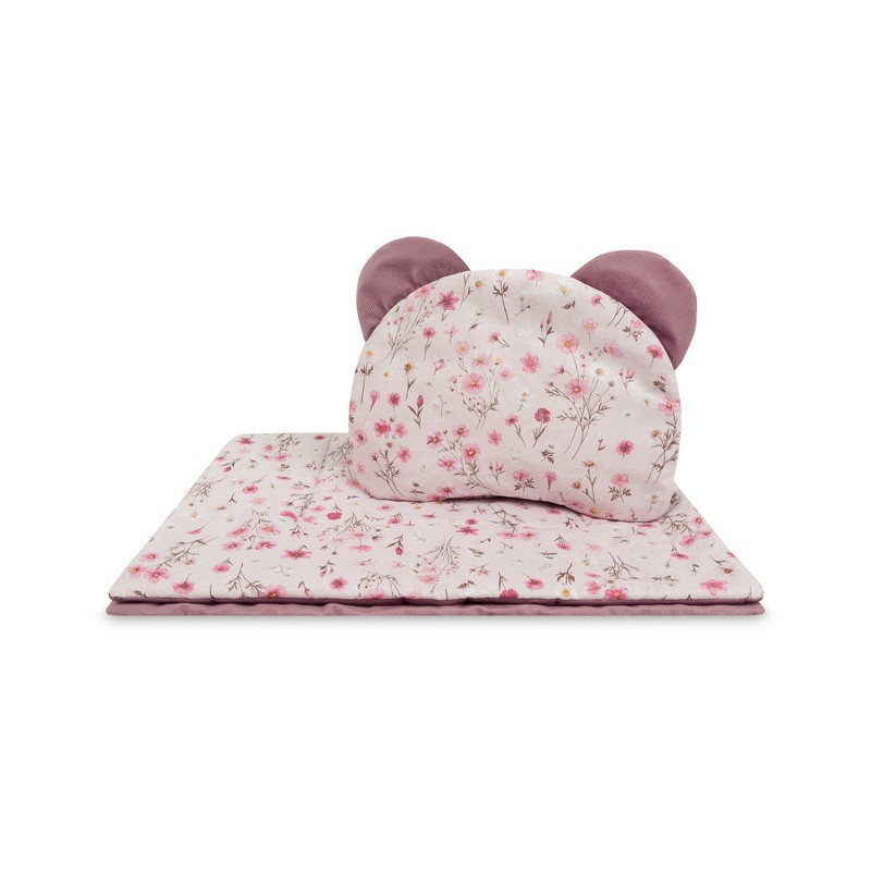 KOMPLET DO WÓZKA VELVET BLOOM PINK