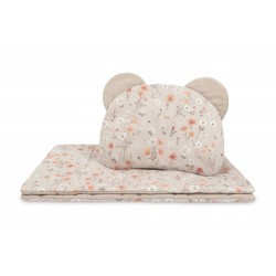 KOMPLET DO WÓZKA VELVET BLOOM BEIGE