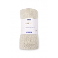 KOC MERINO MELANGE 90X75 LIGHT BEIGE