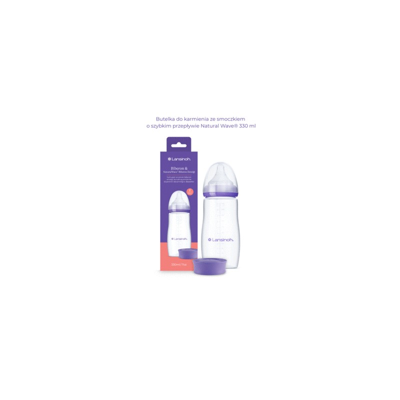 5937 BUTELKA 330ML + SMOCZEK NW LANSINOH