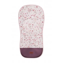 WKŁADKA DO WÓZKA DELUXE VELVET BLOOM PINK