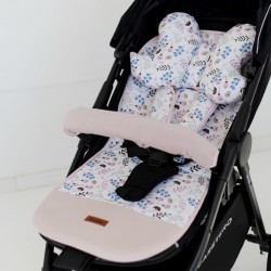 WKŁADKA DO WÓZKA DELUXE VELVET BLOOM BEIGE