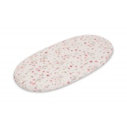 PRZEŚCIERADŁO DO WÓZKA BAWEŁNA BLOOM PINK 35X75