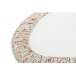 PRZEŚCIERADŁO DO WÓZKA BAWEŁNA BLOOM BEIGE 35X75