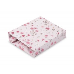 PRZEŚCIERADŁO DRUKOWANE BAWEŁNA BLOOM PINK 60X120
