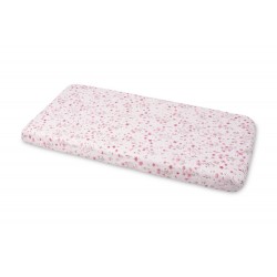PRZEŚCIERADŁO DRUKOWANE BAWEŁNA BLOOM PINK 60X120