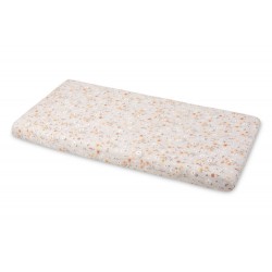 PRZEŚCIERADŁO DRUKOWANE BAWEŁNA BLOOM BEIGE 60X120