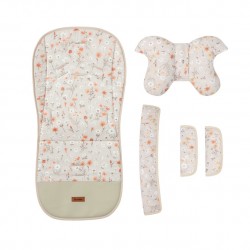 WKŁADKA DO WÓZKA 3D BLOOM BEIGE